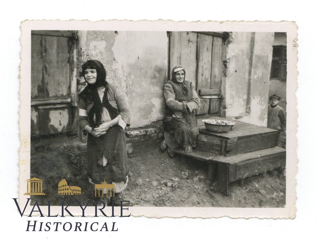 Photo of 2 Polish Jewish Women Taken Somewhere in Occupied Poland (1 of 2)