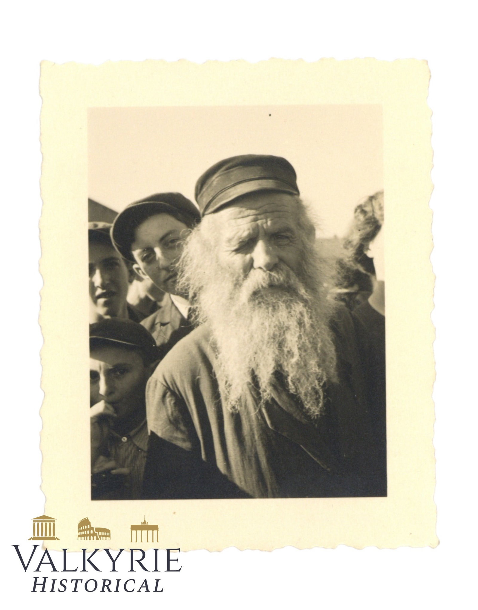 Private Taken Photo of an Elderly Jew During German Occupation of Poland - 1939 (1 of 2)