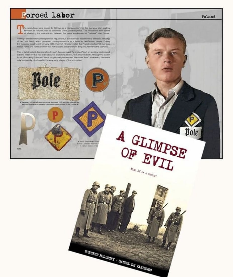 Book "A Glimpse of Evil. Part 2" The Best Study Ever Written About the Forced Labor Artifacts: A Glimpse of Evil 2By Norbert Podlesny & Daniel de Varennes.High-Quality Hardcover Edition – Full Colour – 400 Pages.A Glimpse of Evil 2 is a major study dedicated to the material history of force