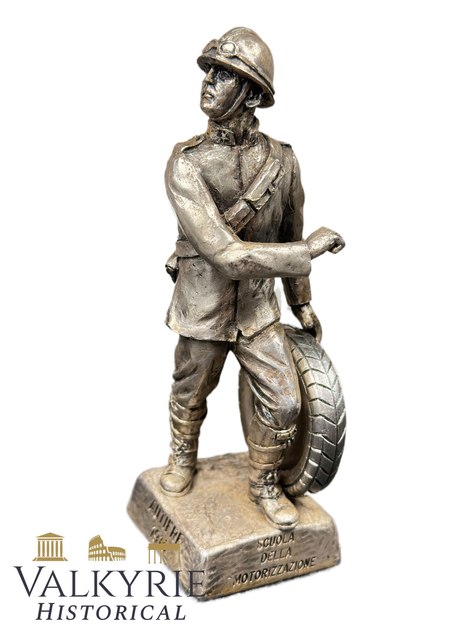 WWI Bronze Statuette Of The Italian Drivers' School (1 of 14)