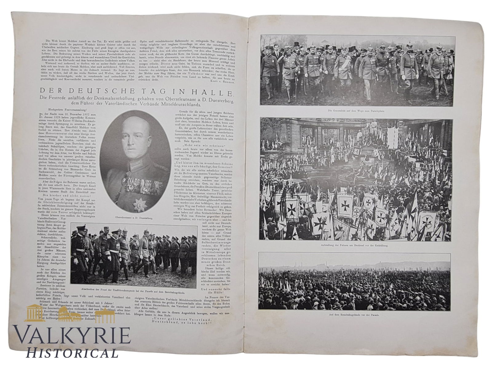 German BIG Booklet "For the Remembrance of the German Day in Halle 11. May 1924" - 3