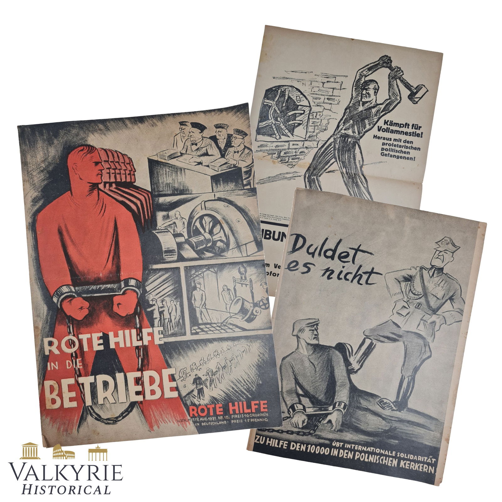 Communist Magazine "Red Aid in Workshops" August 1931 (1 of 8)