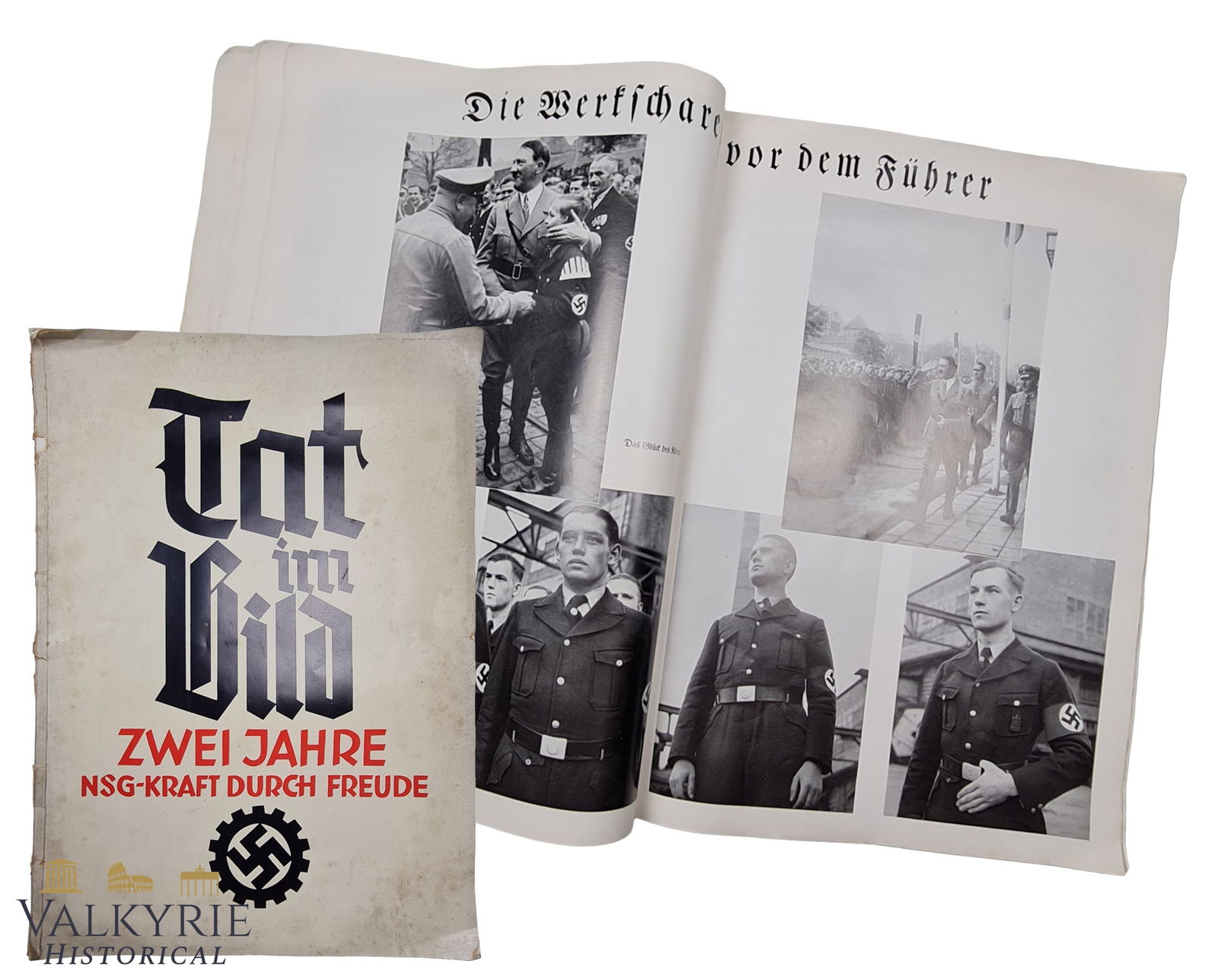 1933 Compilation Booklet of Activities of the Kraft Durch Freude Programme of the DAF (1 of 10)