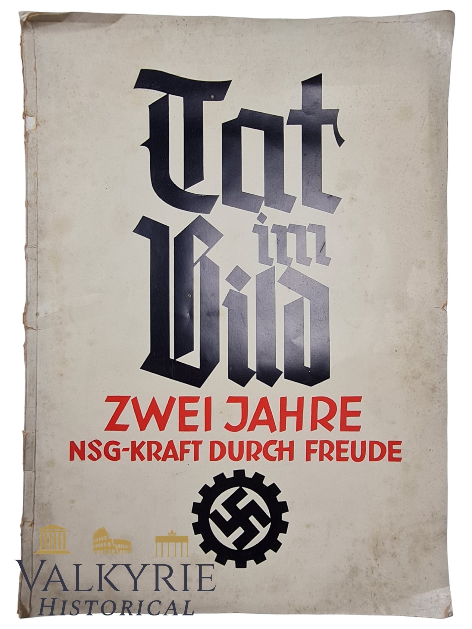 1933 Compilation Booklet of Activities of the Kraft Durch Freude Programme of the DAF - 2