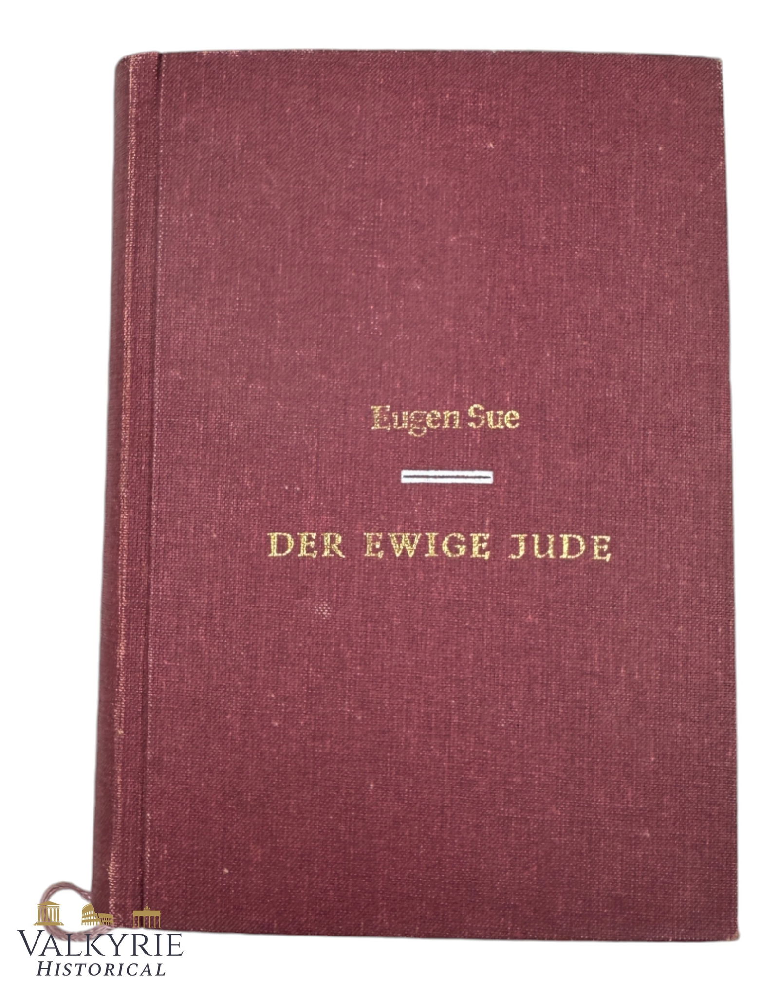 German Book "The Eternal Jew. A Novel" by Eugen Sue (1 of 6)