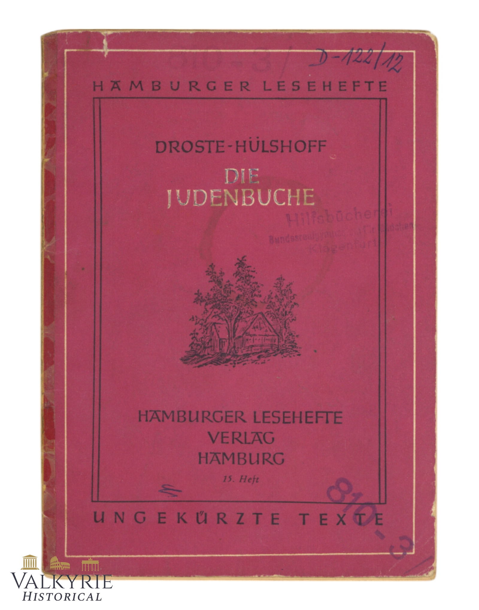 German Book "The Jew's Beech" by Anette von Droste-Huelschoff - German Novella Genre (1 of 6)