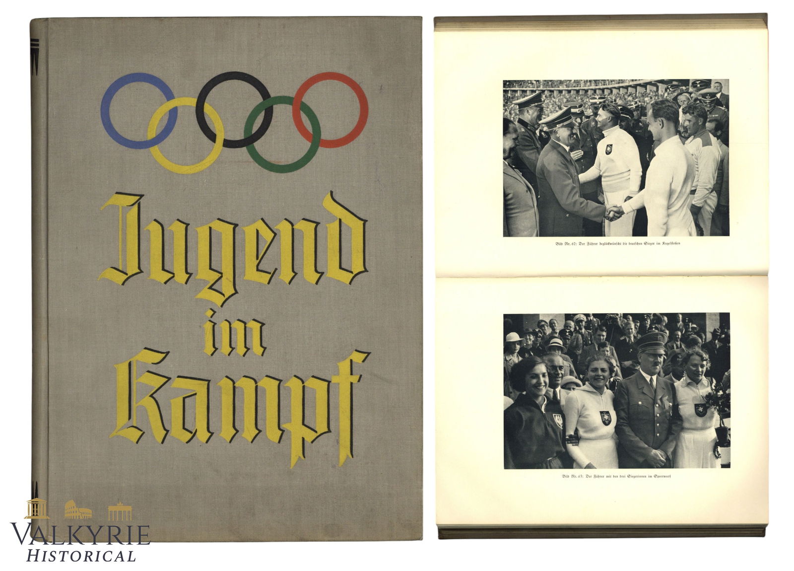 German Book "Youth in the Fight. The Olympic Games 1936" by Hans Joachim Boettcher 1936 (1 of 16)