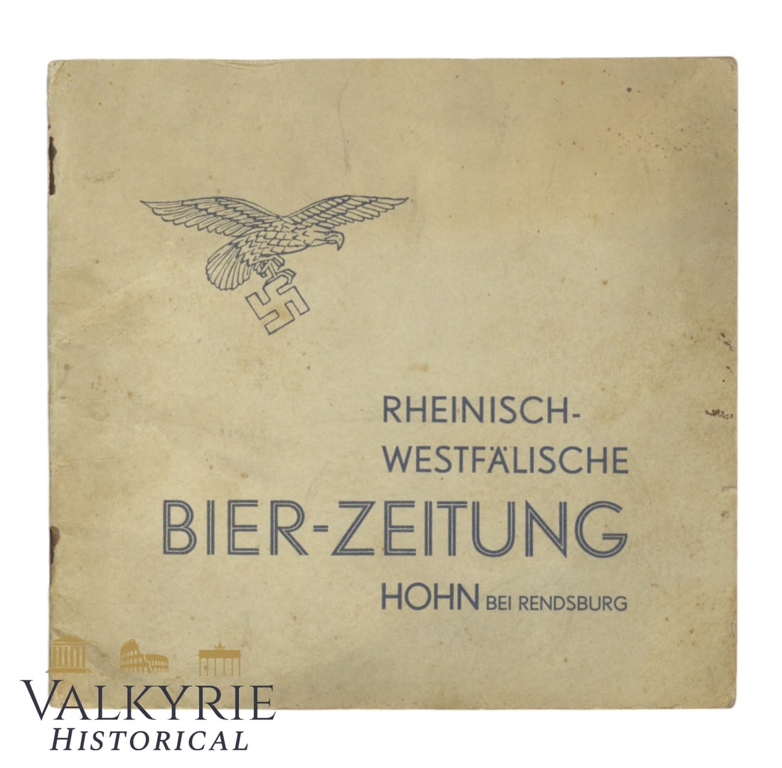 Booklet "Rheinish-Westphalian - Beer Newspaper" - Farewell Evening - Company of the LW - 1941 (1 of 7)