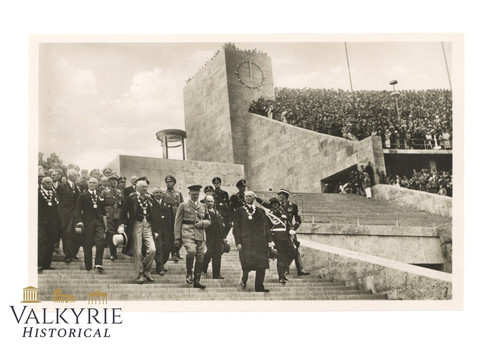 German Propaganda Postcard With Photo of Hitler During the Opening of Olympic Games 1936 (1 of 2)