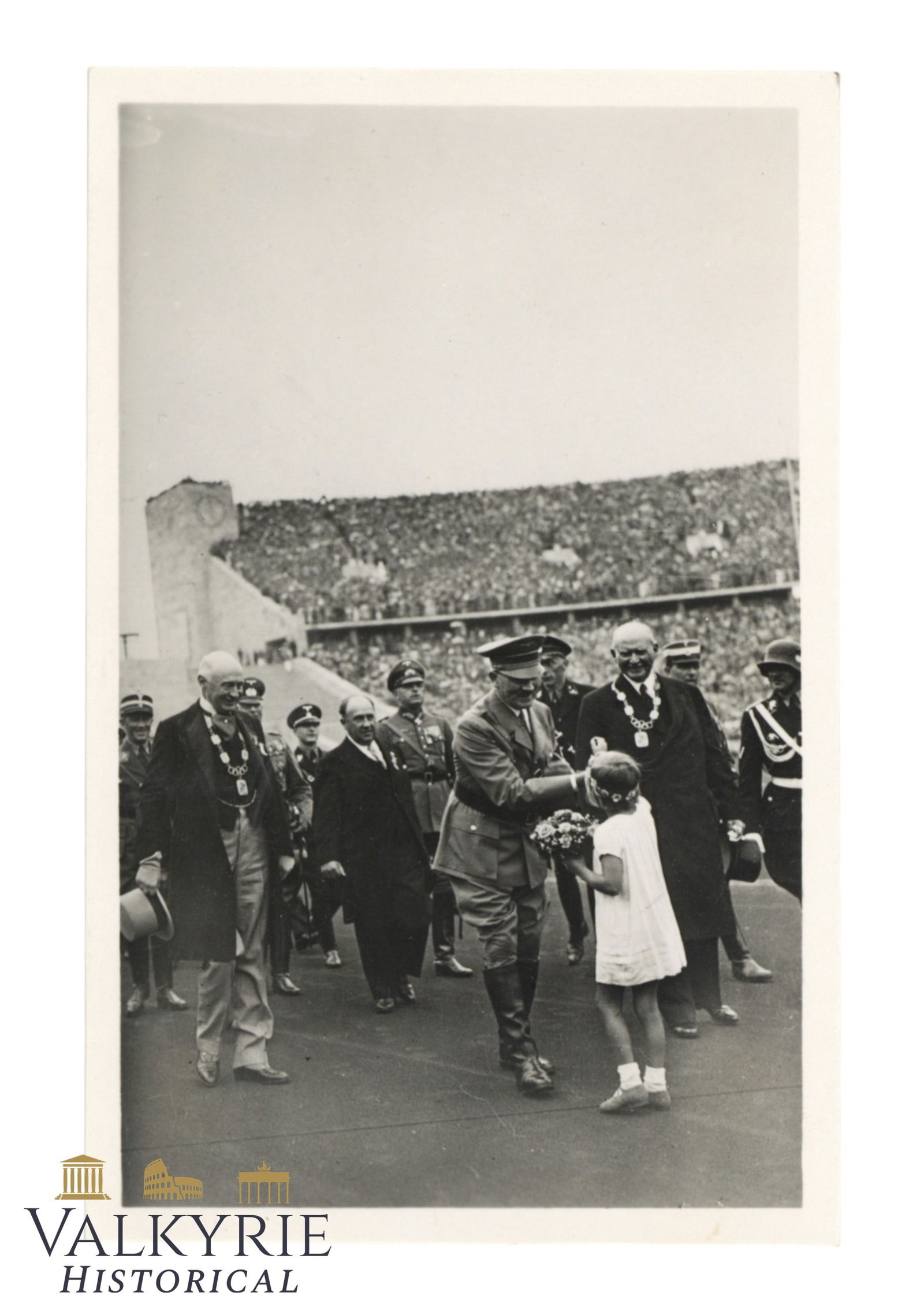 German Propaganda Postcard With Photo of Hitler During the Opening of Olympic Games 1936 (1 of 2)