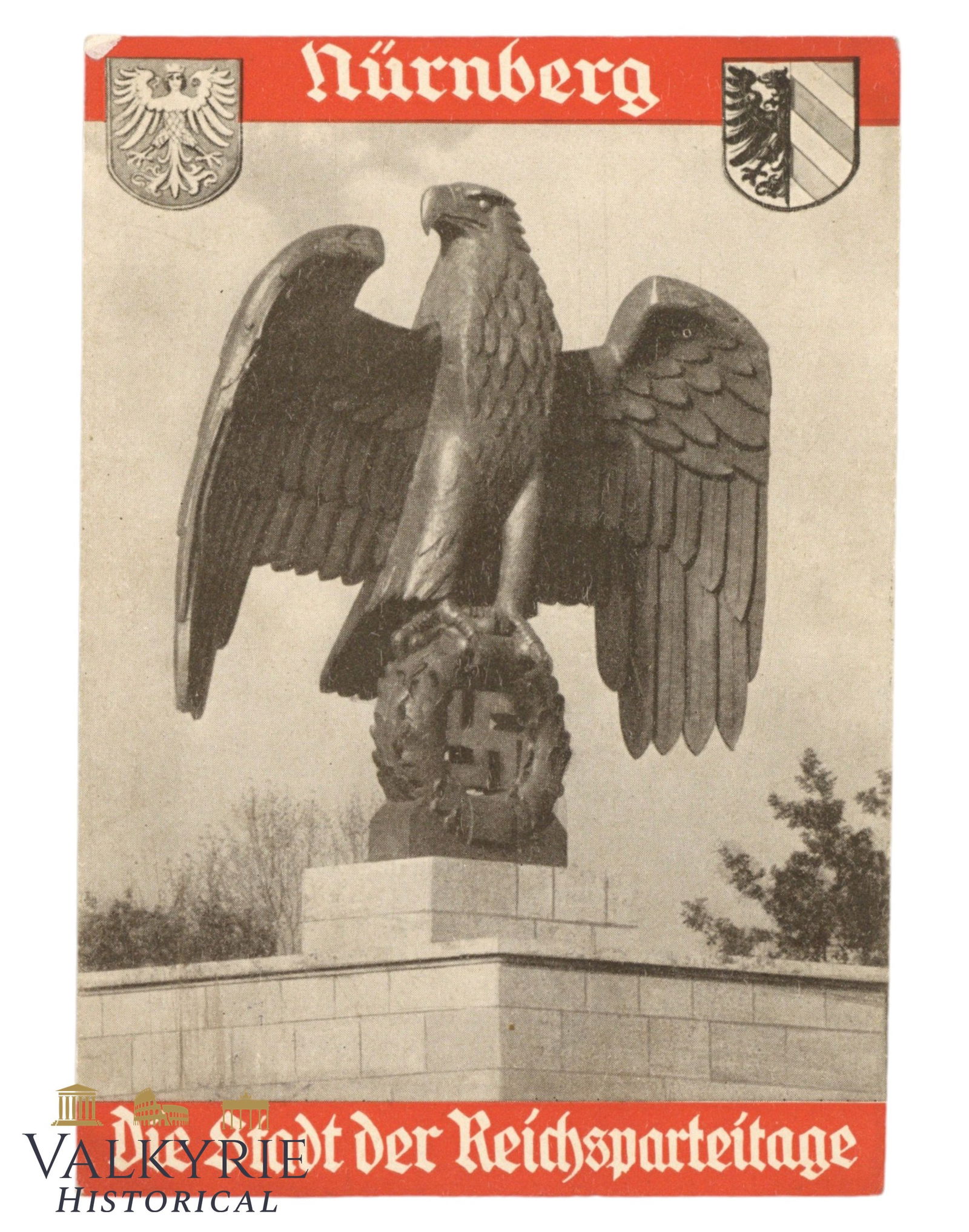 German Commemorative Postcard of the 1935 Reichsparteitag in Nuremberg (1 of 2)