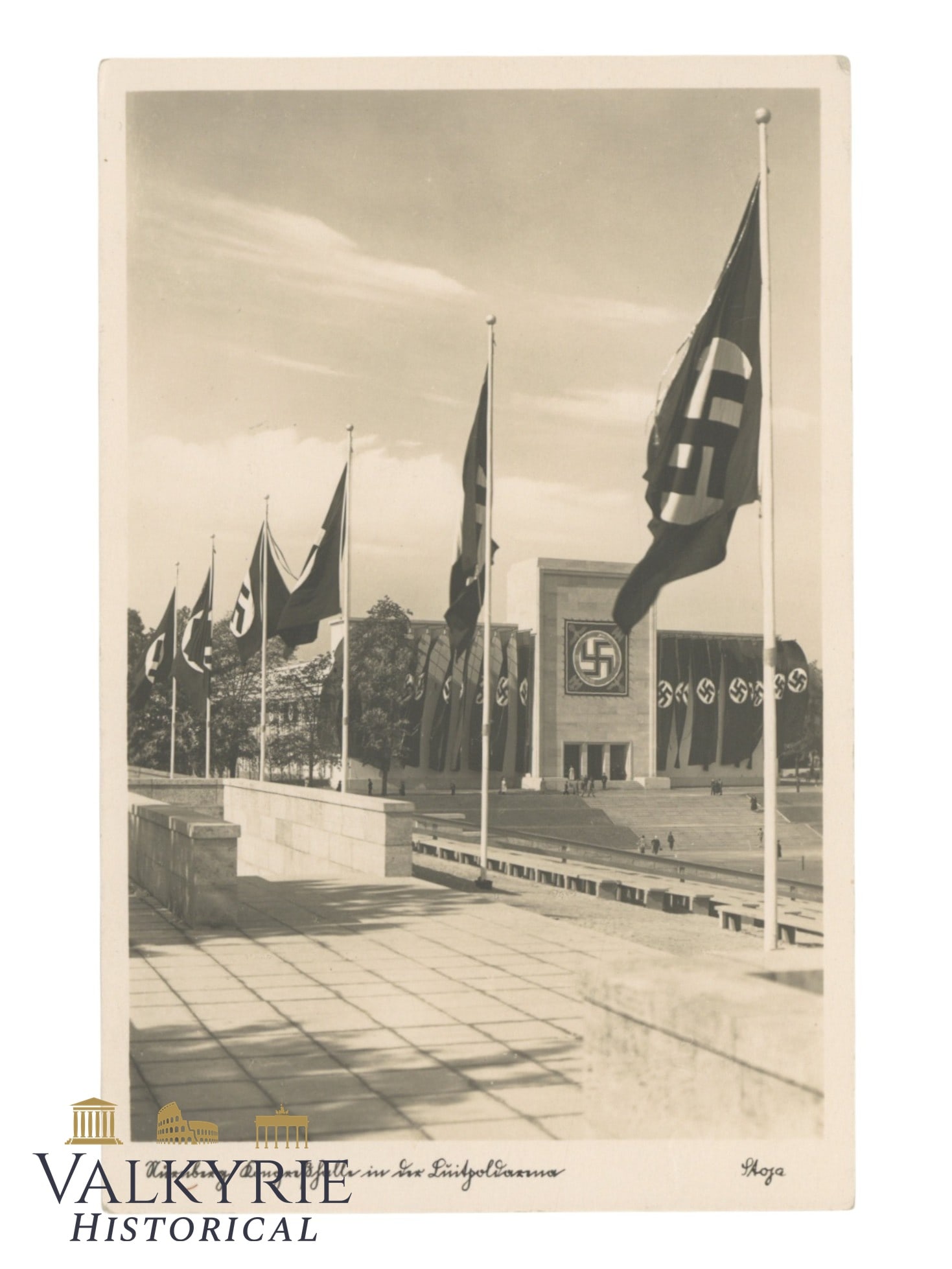Nazi Propaganda Postcard With Photo of the Luitpoldarena in Nuremberg - Non-circulated (1 of 2)