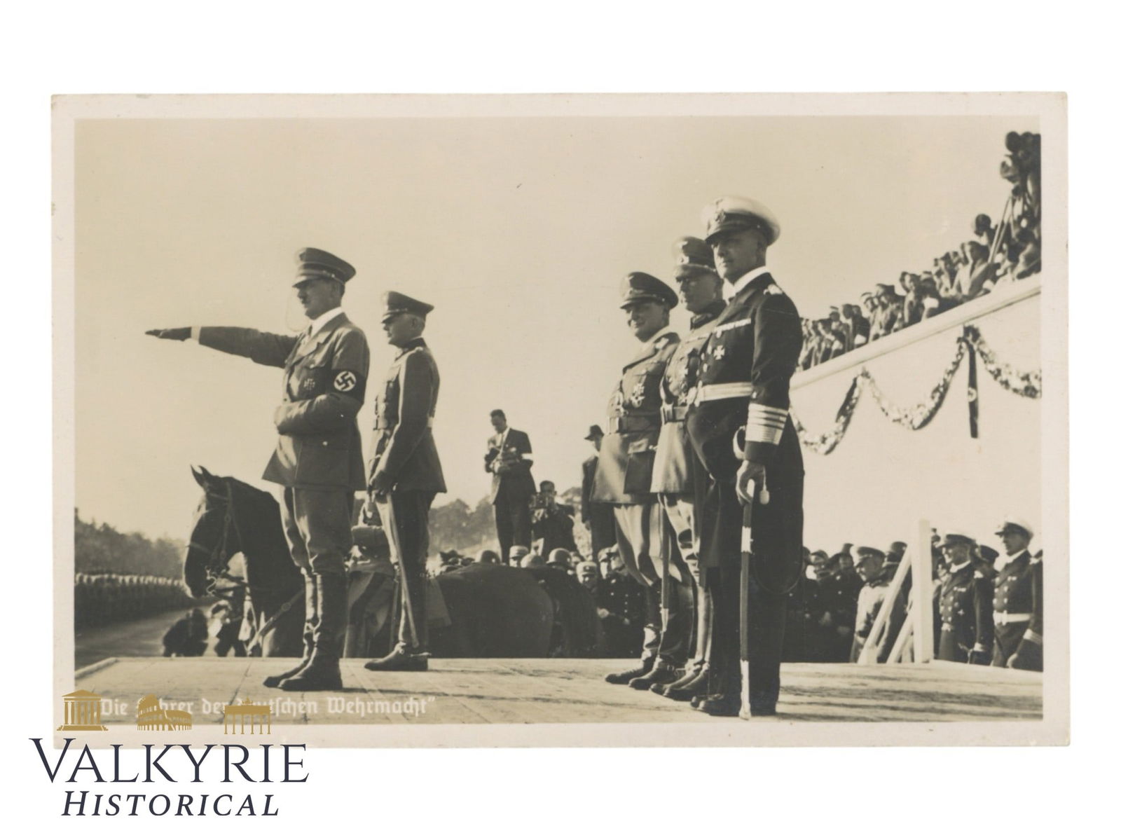 Nazi Propaganda Postcard "The Leaders of the German Wehrmacht" - Non-circulated (1 of 2)