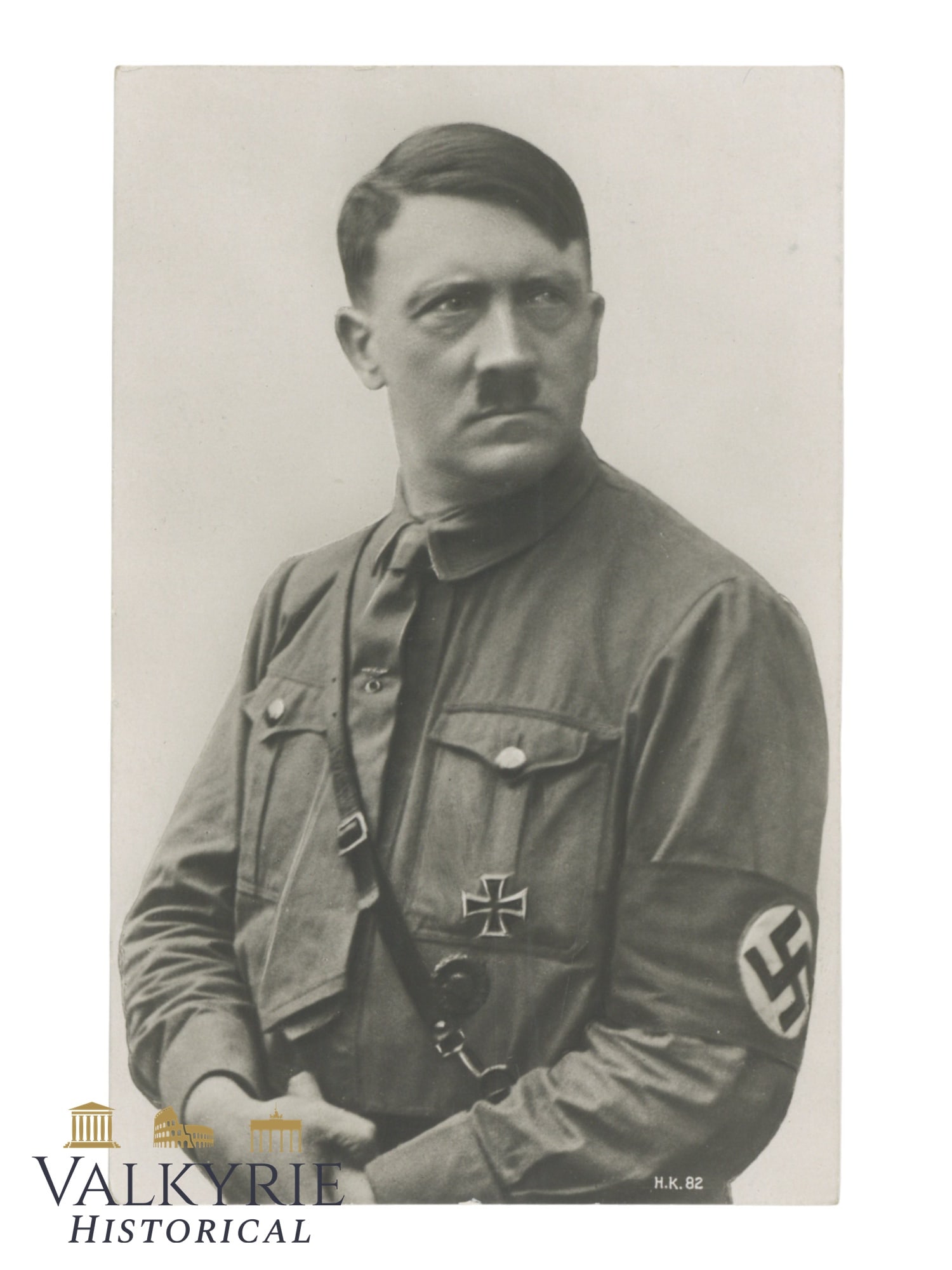 Nazi Propaganda Postcard Showing Adolf Hitler Wearing His NSDAP Brown Shirt - Circulated: Nazi Propaganda Postcard Showing Adolf Hitler Wearing His NSDAP Brown Shirt. Circulated. All items for this auction will be shipping from Europe. Shipping cost $25 it doesn't matter how many items you