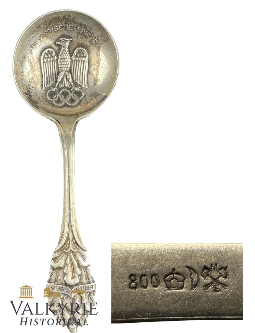 1936 Berlin Olympic Games Commemorative Spoon Made From 800 Silver (1 of 8)