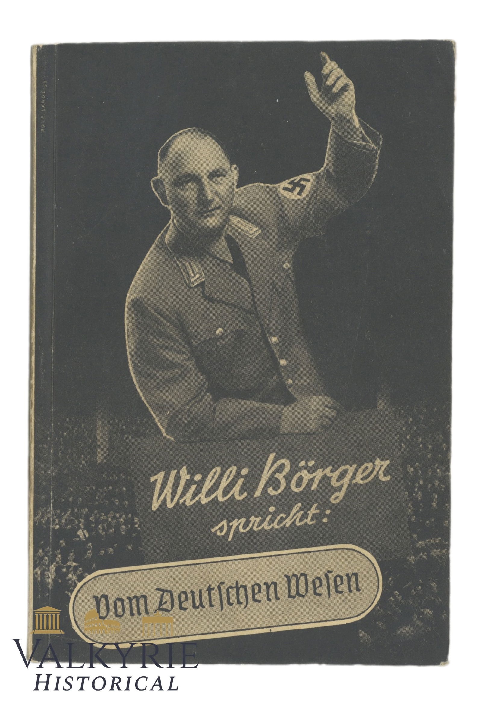 German Book "Willi Boerger Speaks: On The German Character" by Wilhelm Boerger (1 of 7)