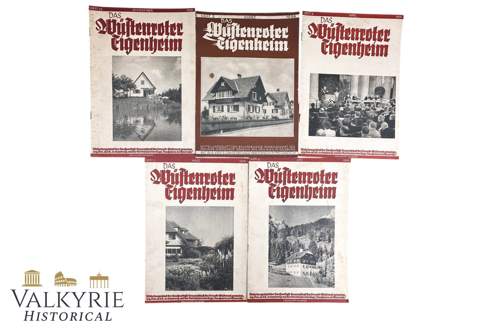 5 Numbers of the German Magazine "Das Wuesteroter Egenheim" - Related to Savings & Houses in Austria (1 of 17)