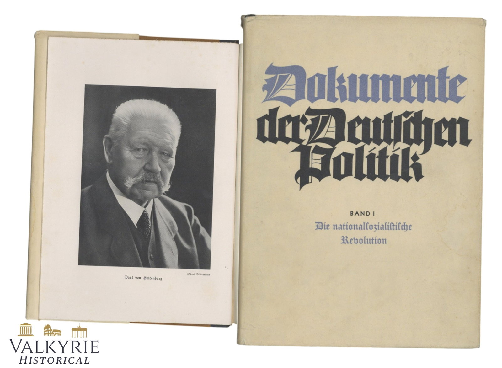 German Book "Documents of German Politics. The NS Revolution 1933" - Volume I: German Book "Documents of German Politics. The NS Revolution 1933 - Volume I" by Axel Friedrichs. Hard cover. Illustrated. 1935. 355 pages. Shipping flat cost $25 it doesn't matter how many items you 