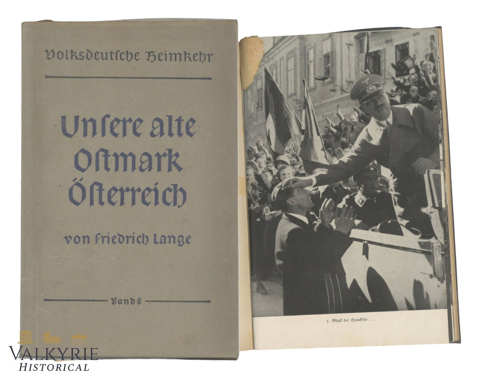 German Book "Our Old Ostmark Austria" - Volume 8 by Friedrich Lange: German Book "Our Old Ostmark Austria" - Volume 8 by Friedrich Lange. Very illustrated. Soft cover. 79 pages. Year 1941. Shipping flat cost $25 it doesn't matter how many items you win. you pay just $2