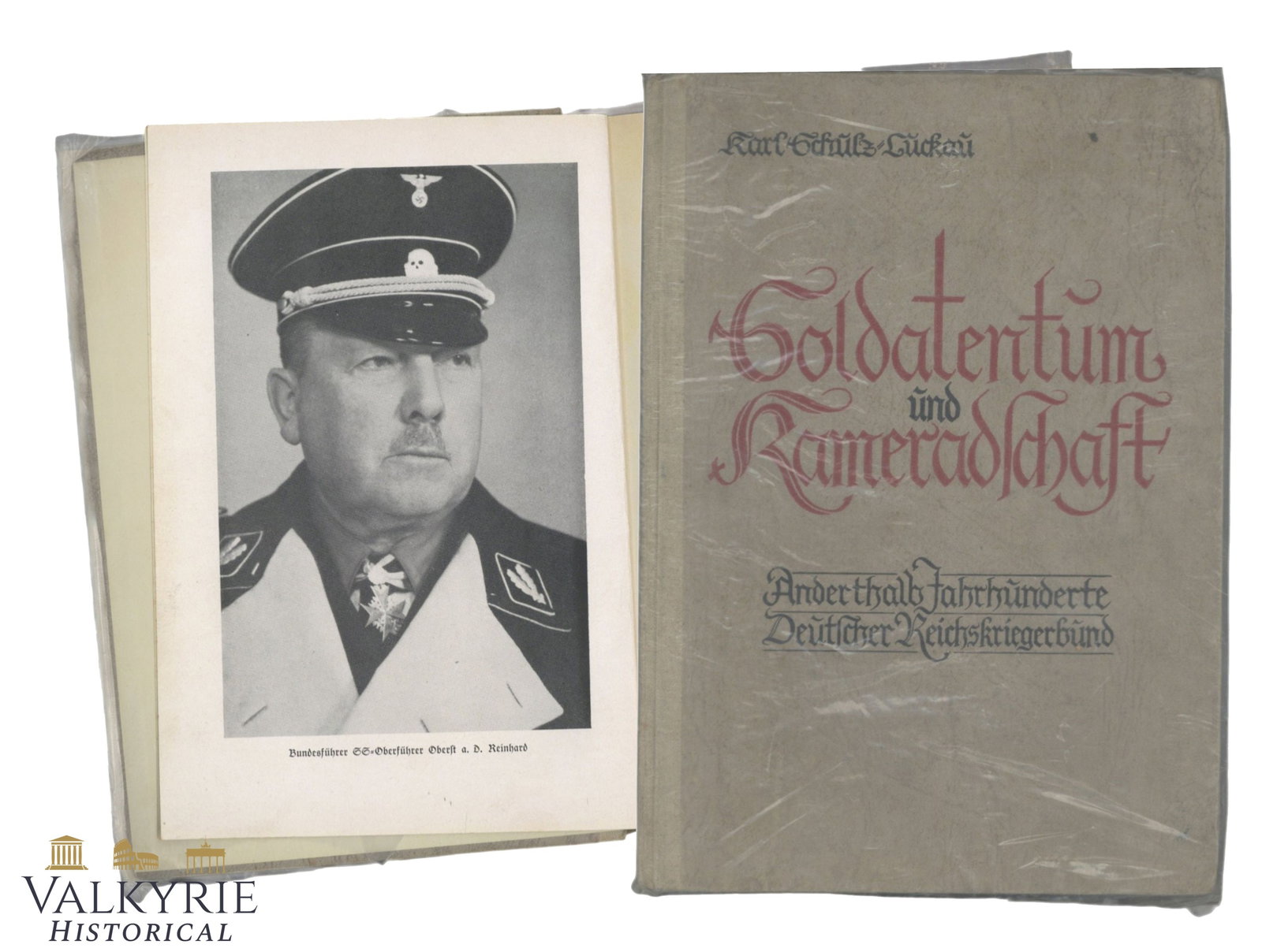 German Book "Soldiering and Comradeship" About the Deutsche Reichskriegerbund: German Book "Soldiering and Comradeship" About the Deutsche Reichskriegerbund by Karl Schulz-Luckau. Hard cover. 215 pages. Year 1936. Illustrated. Shipping flat cost $25 it doesn't matter how many it