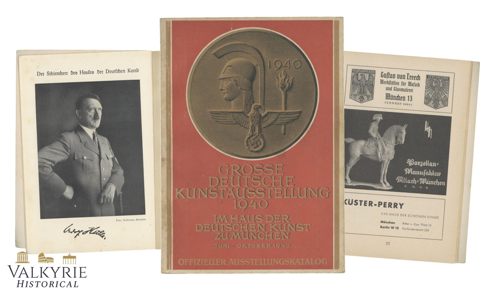 Official Guide Catalogue Booklet of the Great German Art Exhibition in Munich in 1940 - Illustrated (1 of 13)