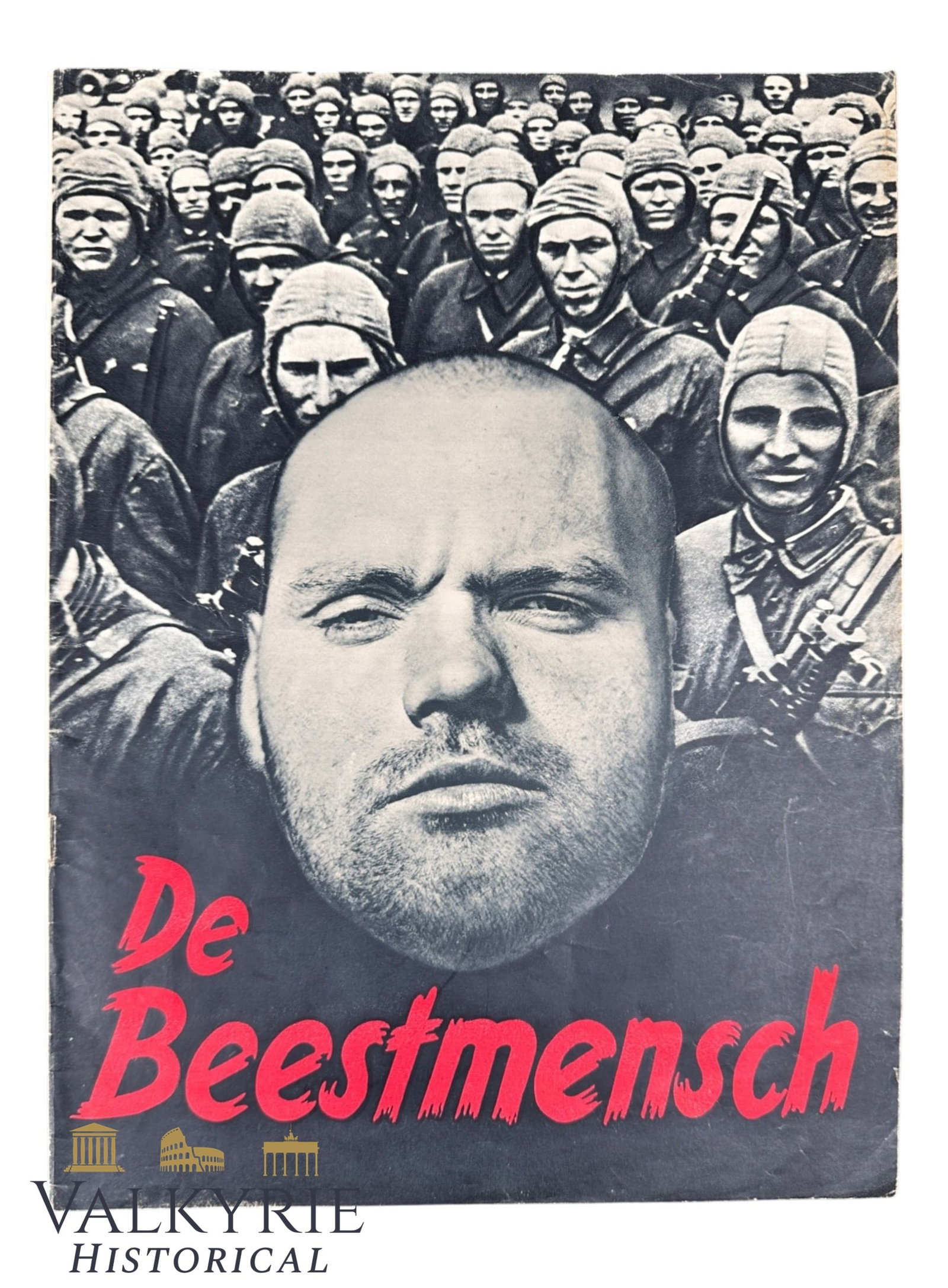 Very Rare Version of the Anti-Semitic Journal "Der Untermensch" in Dutch Entitled "De Beestmensch": Very rare version of the ultra Anti-Semitic journal "Der Untermensch" in Dutch entitled "De Beestmensch" (English: The Subhuman). One of the most gruesome and derogatory anti-Semitic publications of t