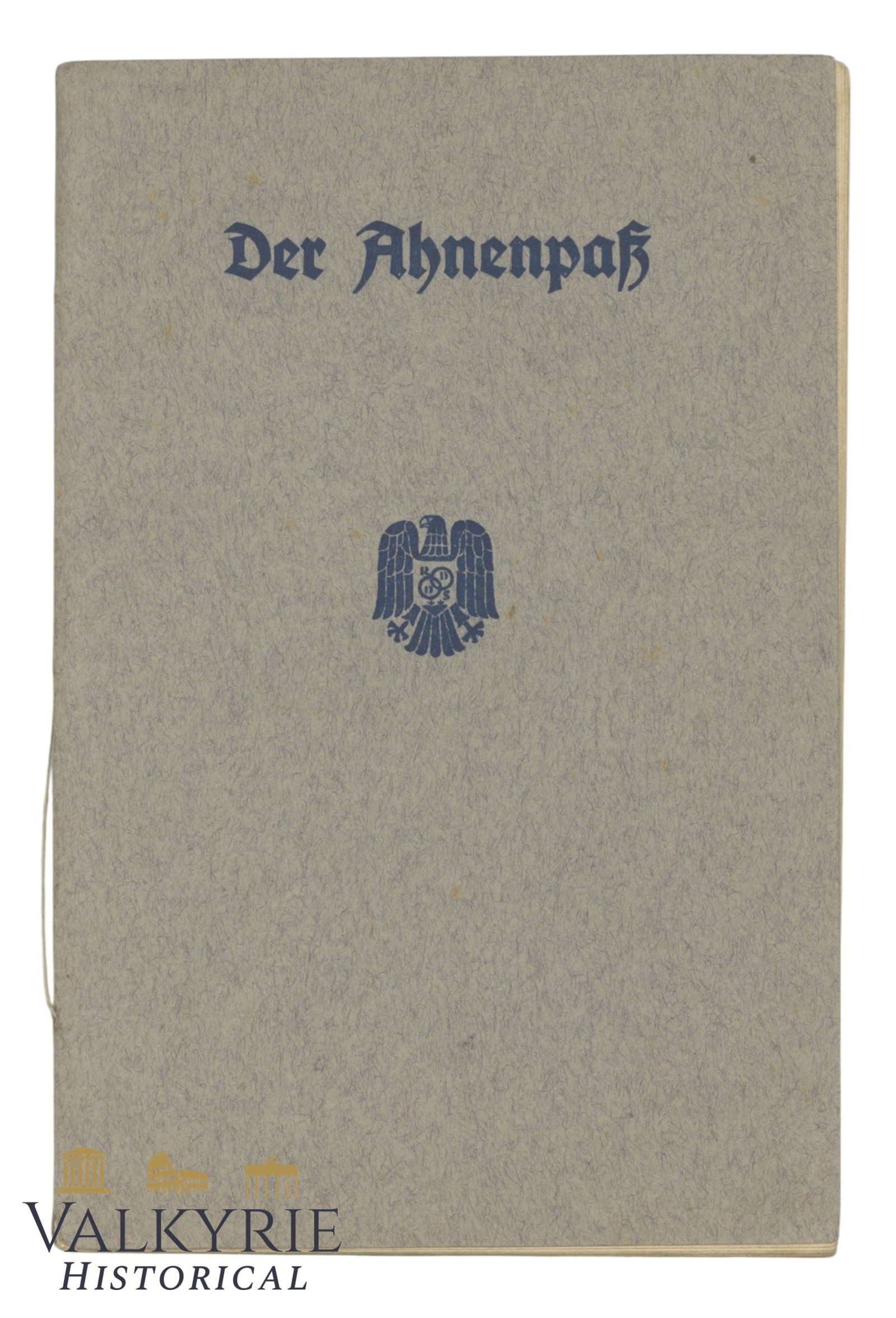 German Ahnenpass or Ancestors Passport Full of Entries Used to Prove The Aryan Purity: German Ahnenpass or Ancestors Passport Full of Entries Used to Prove The Aryan Purity. Hard cover. Good example. Shipping flat cost $25 it doesn't matter how many items you win. you pay just $25 for s