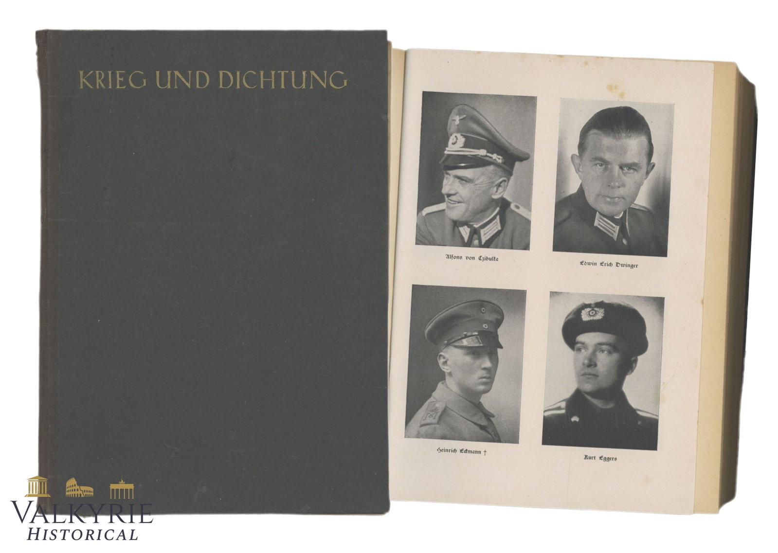 German Book "War and Poetry" by Kurt Ziesel - Illustrated - 543 Pages ! (1 of 13)