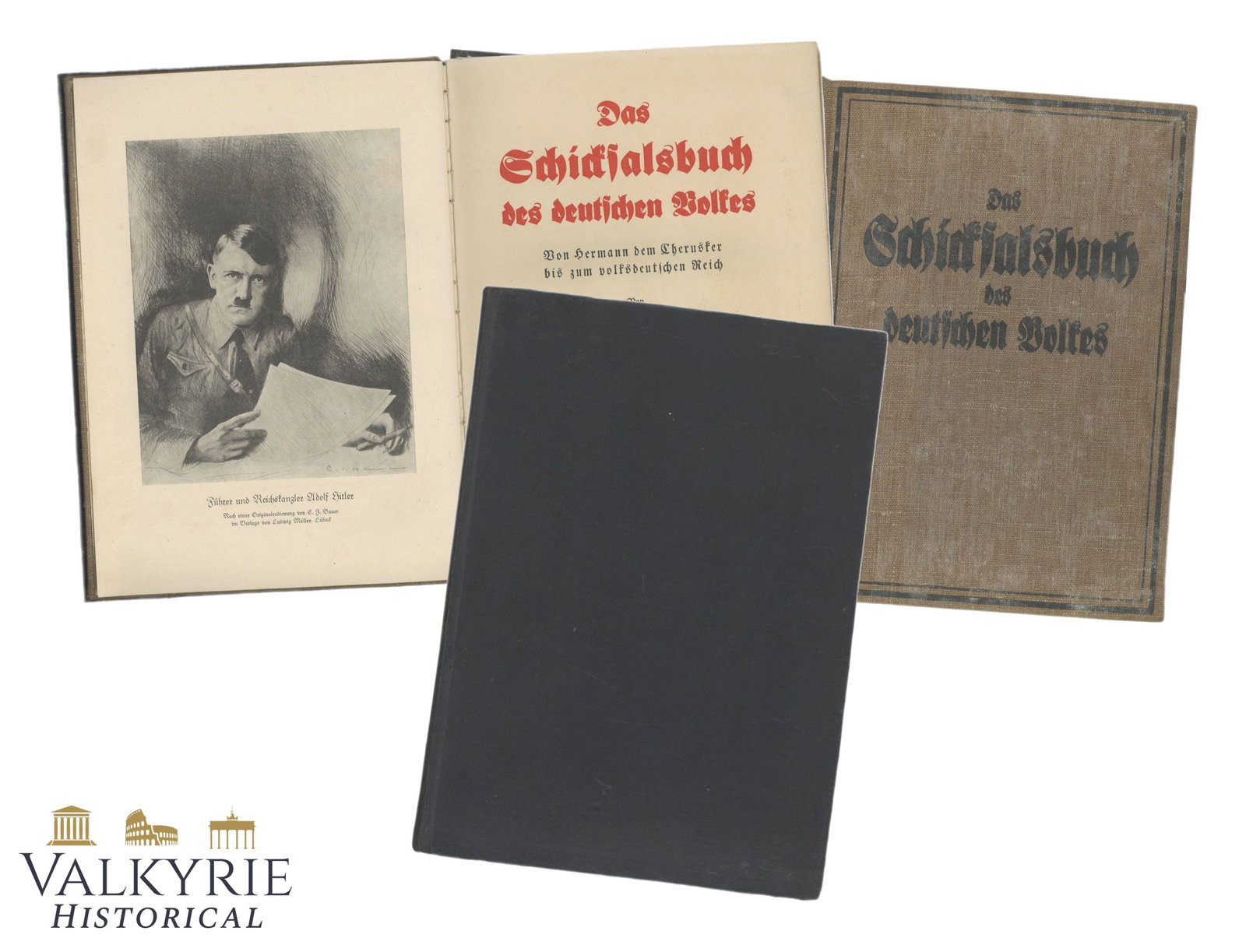 German Book "The Book of Destiny of the German People" by Hermann Henning Freiherr von Grote (1 of 14)