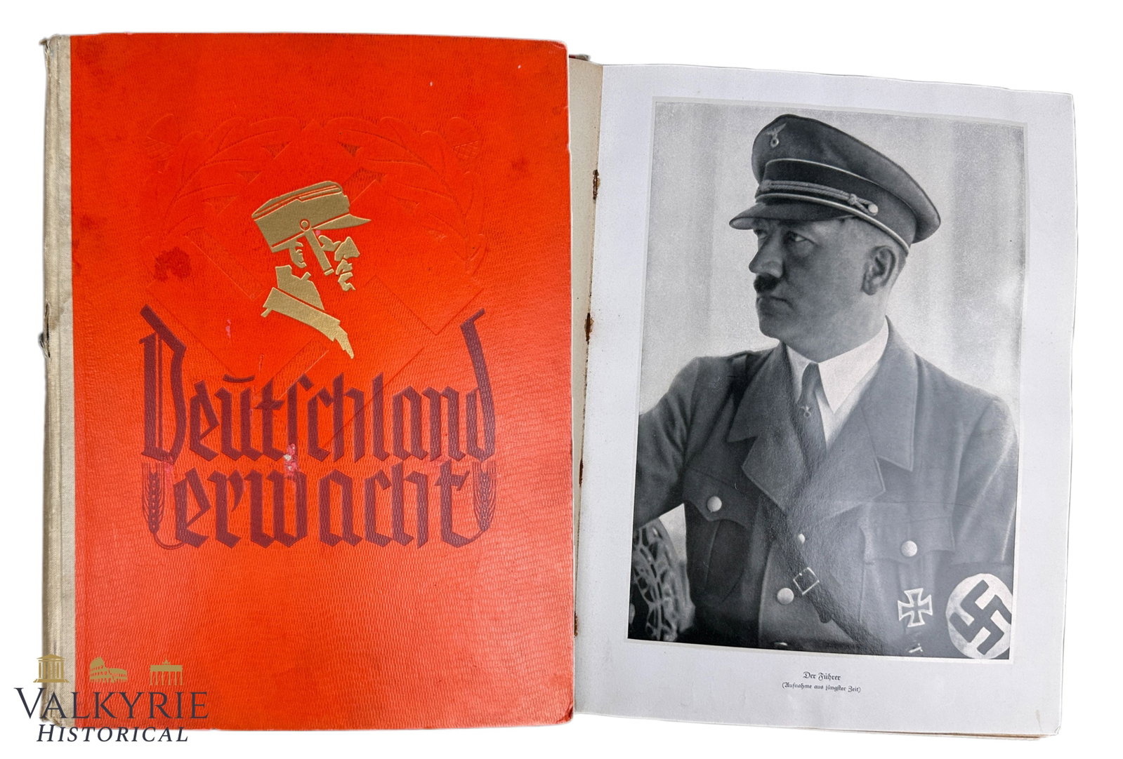 German III Reich Period Cigarette Box Stickers Album/Book "Germany Awakens": German III Reich Period Cigarette Box Stickers Album/Book "Germany Awakens". Complete with all the stickers. Very illustrated. Hard cover. 1933. 154 pages. Shipping flat cost $25 it doesn't matter how