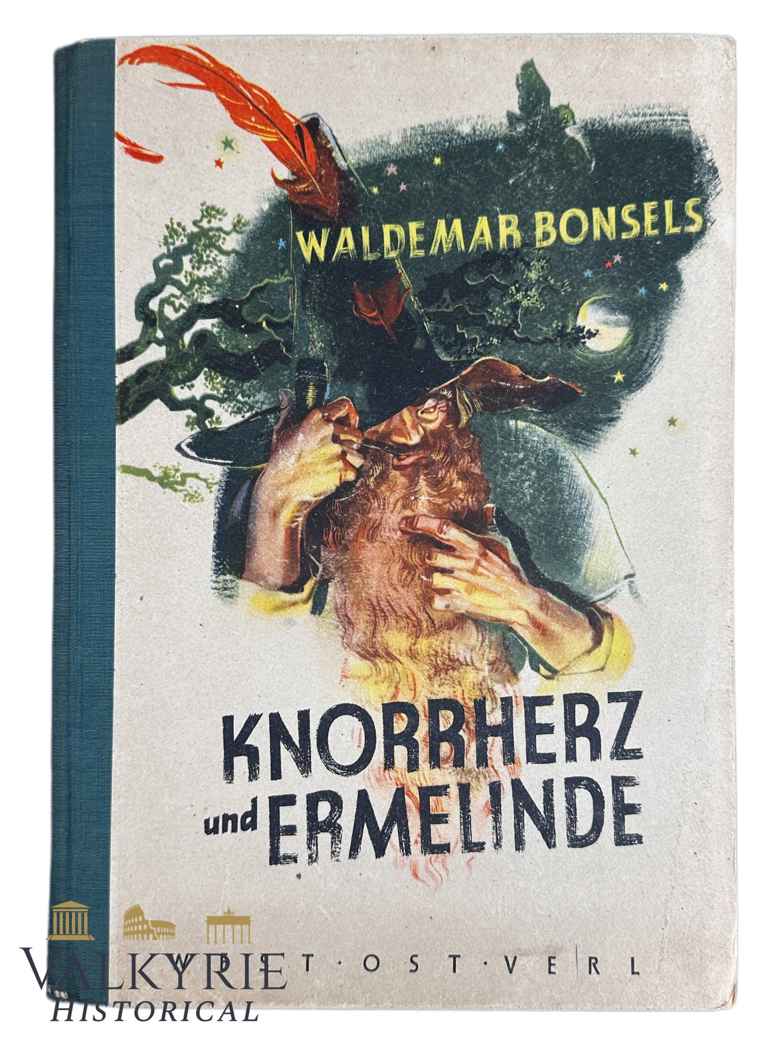 German Book "Knorrherz and Ermelinde. A Fairy Tail" By Waldemar Bonsels (1 of 8)