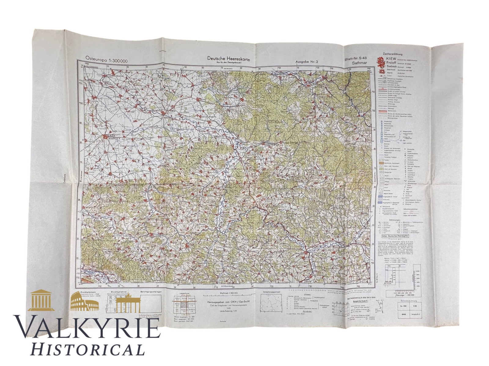 German WW2 Period Map of the Wehrmacht of the Area Between Romania-Hungary-Ukraine: German WW2 Period Map of the Wehrmacht of the Area Between Romania-Hungary-Ukraine. Shipping flat cost $25 it doesn't matter how many items you win. you pay just $25 for shipping.