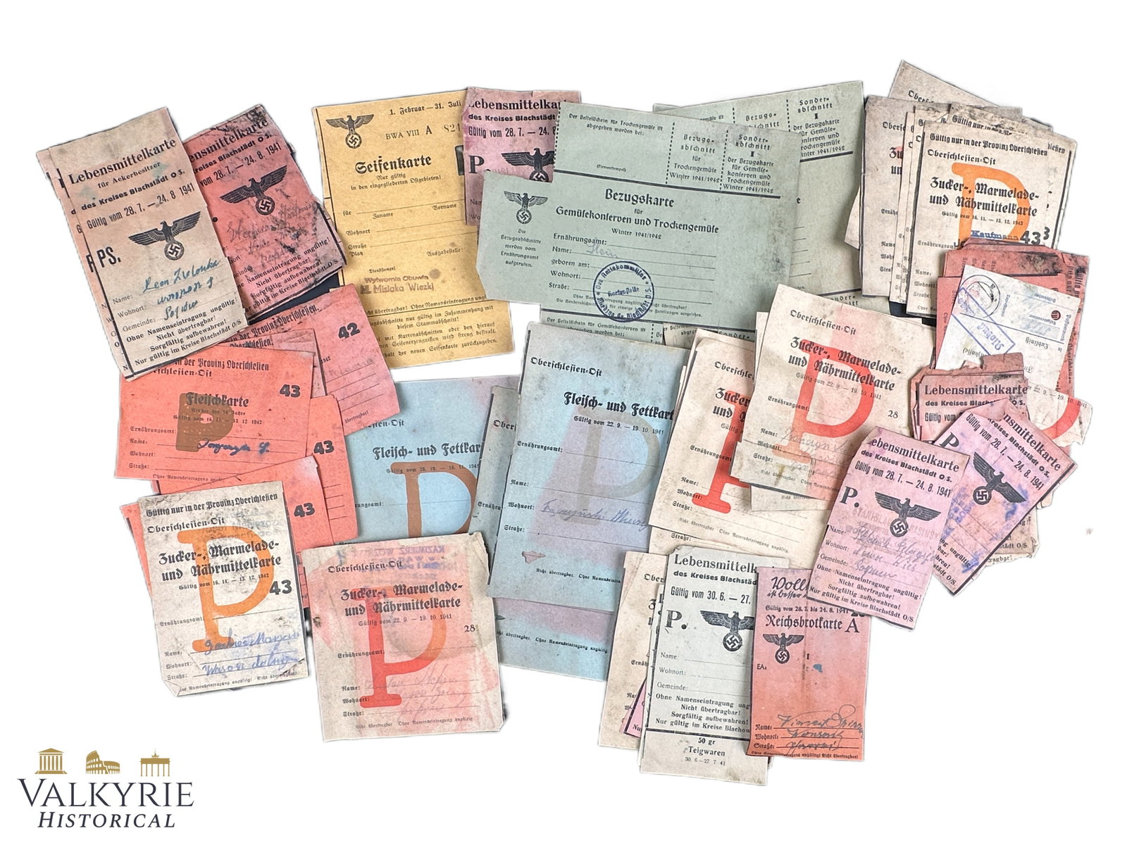 Set of Many Rationings Cards or Coupons For Food For Poles During German Occupation: Set of Many Rationings Cards or Coupons For Food For Poles During German Occupation. Shipping flat cost $25 it doesn't matter how many items you win. you pay just $25 for shipping.