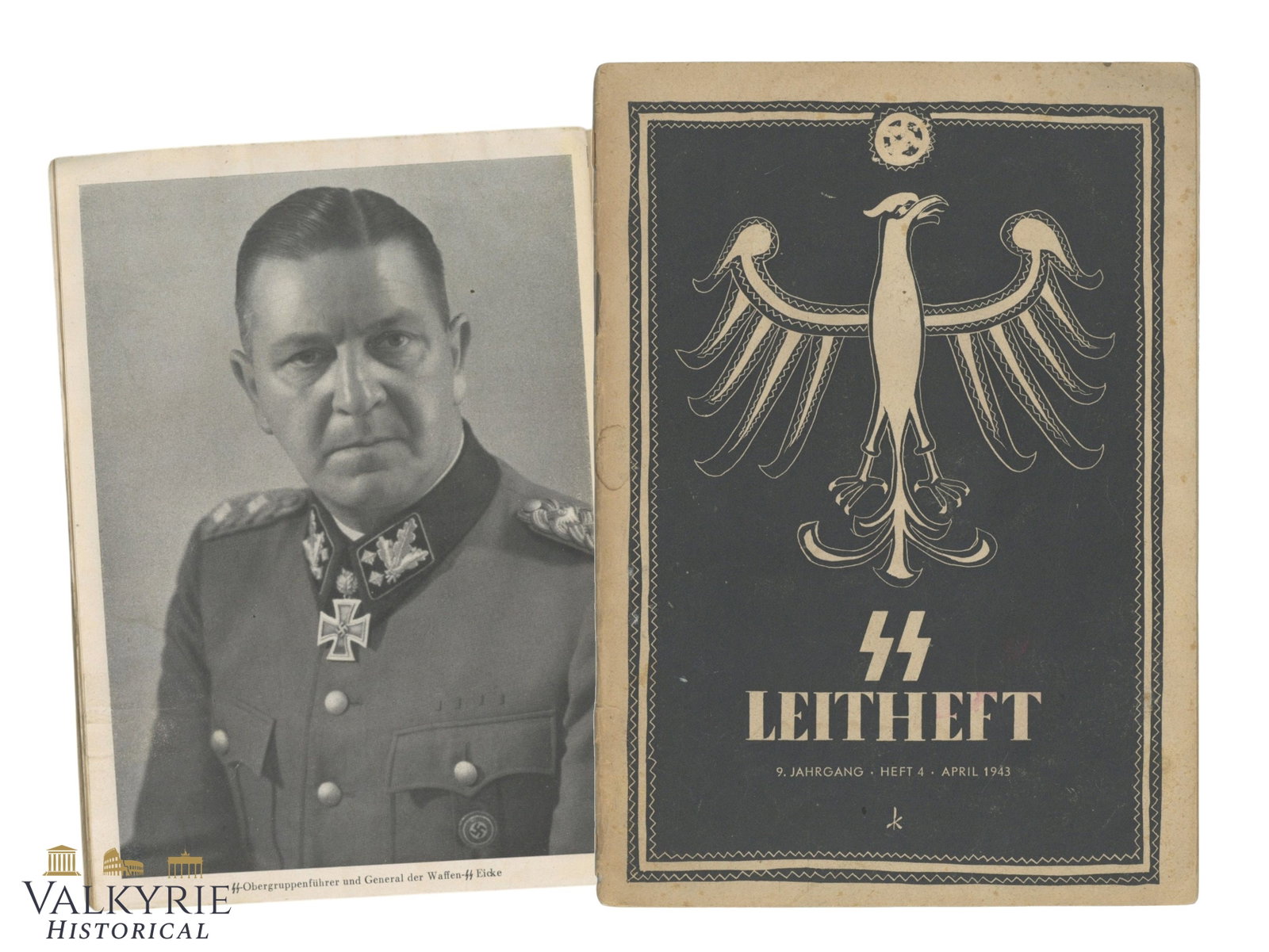 Number 9 of The Year 4 - 1943 of the SS-Leitheft Magazine: Number 9 of The Year 4 - 1943 of the SS-Leitheft Magazine.SS-Leitheft ("SS-lead-booklet") was a Nazi periodical from 1934 to 1945.This "SS-leadership magazine", as it is often called, was published in