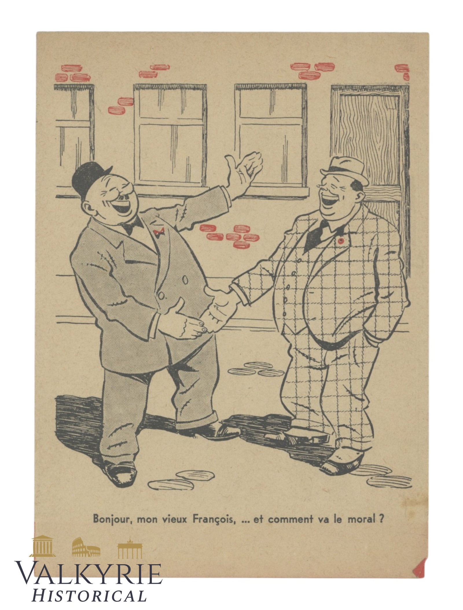 French Pamphlet Warning People of the Real Threaten of Communism Arriving in France (1 of 4)