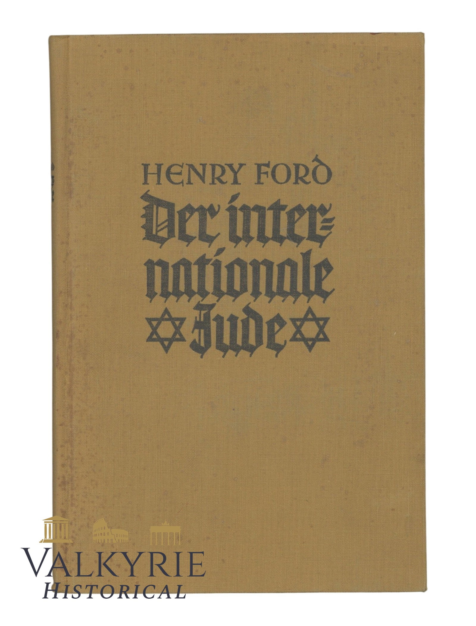 German Version of the Anti-Semitic Book of American Industrialist Henry Ford "The International Jew" (1 of 9)