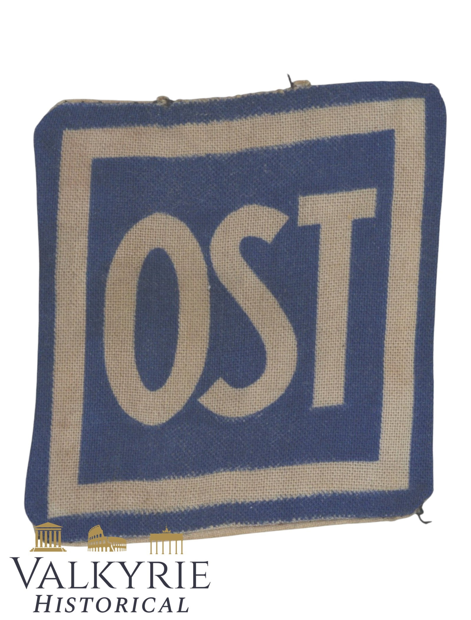 "OST" Patch in Used Condition Used by East Slave Labourers Under German Occupation (1 of 2)