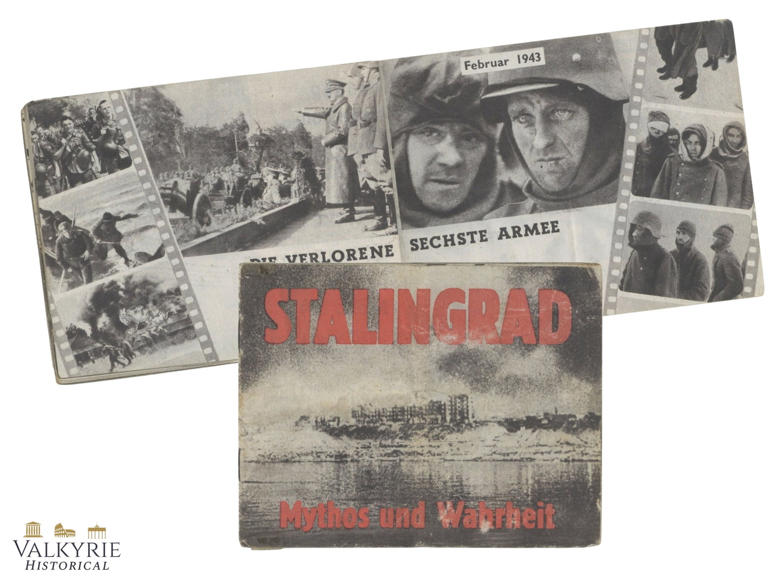 WW2 Allied Anti-German Propaganda Leaflet "Stalingrad. Myth and Truth" (1 of 12)