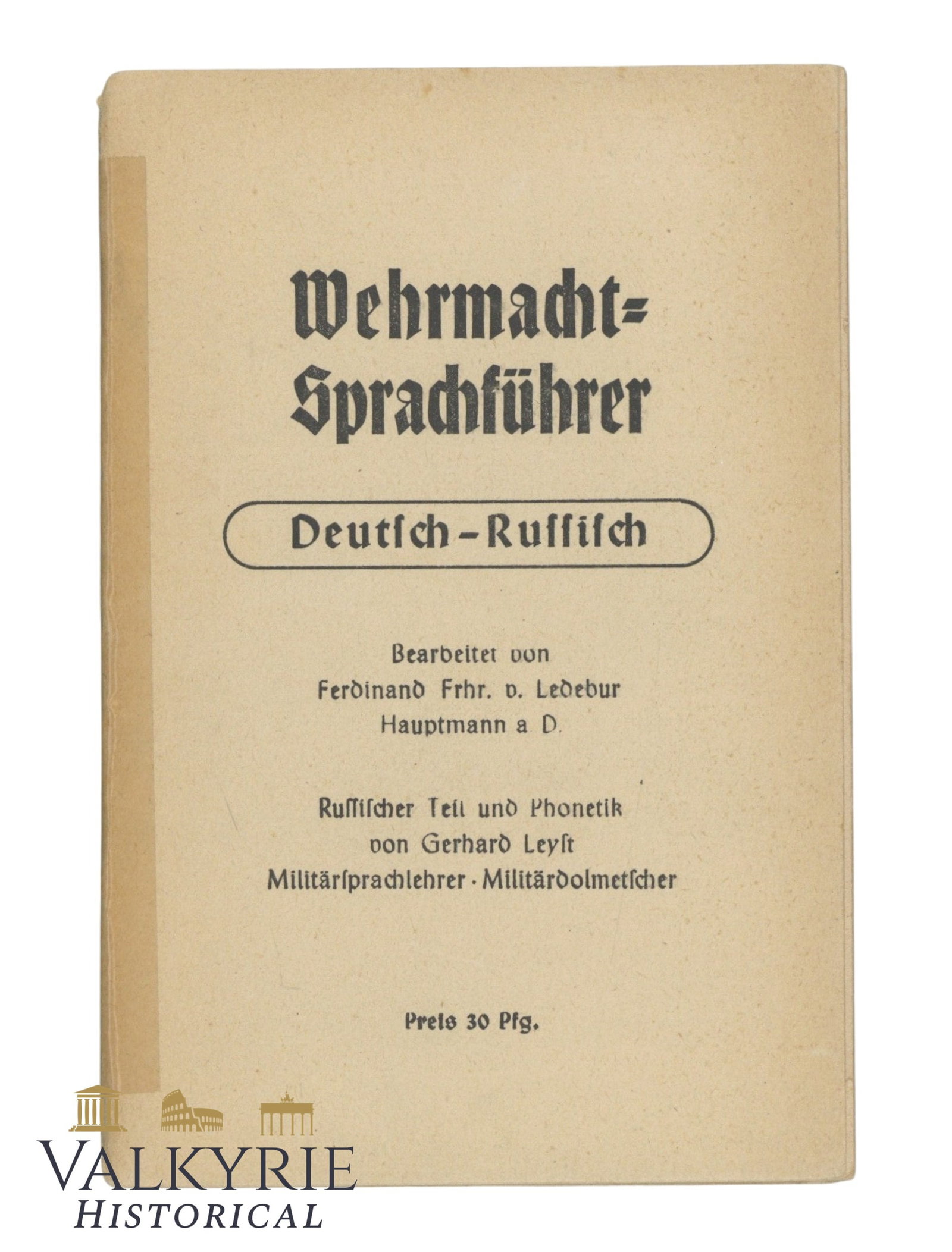German Wehrmacht Field Dictionary German-Russian For German Soldiers in Russian Campaign: German Wehrmacht Field Dictionary German-Russian For German Soldiers in Russian Campaign. Shipping flat cost $25 it doesn't matter how many items you win. you pay just $25 for shipping.