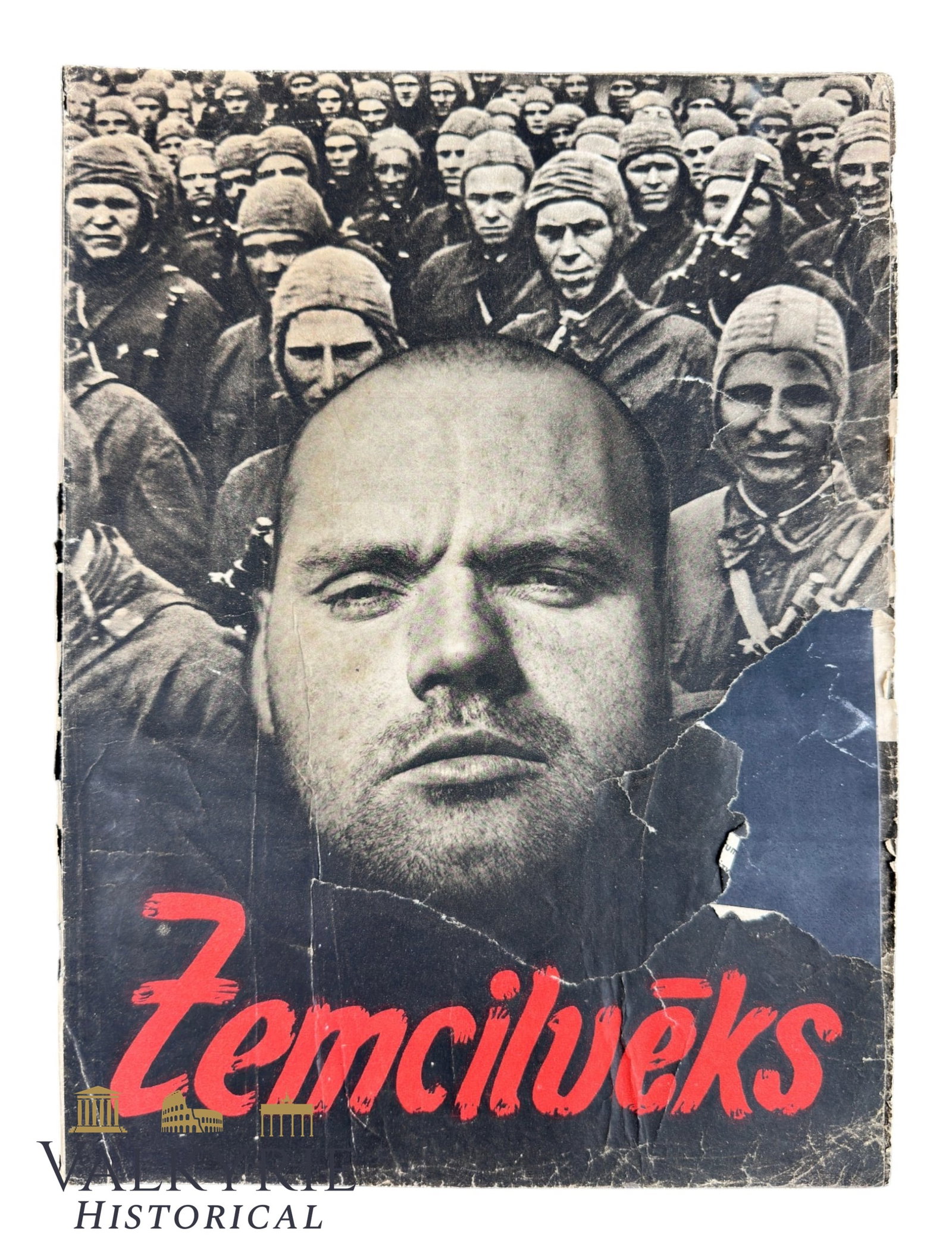 Ultra Rare Latvian Edition of the German Anti-Semitic and Racist Magazine "Der Untermensch": Ultra Rare Latvian Edition of the German Anti-Semitic and Racist Magazine "Der Untermensch". Illustrated with many photos comparing Jews with other races and attacking also eastern people and consider