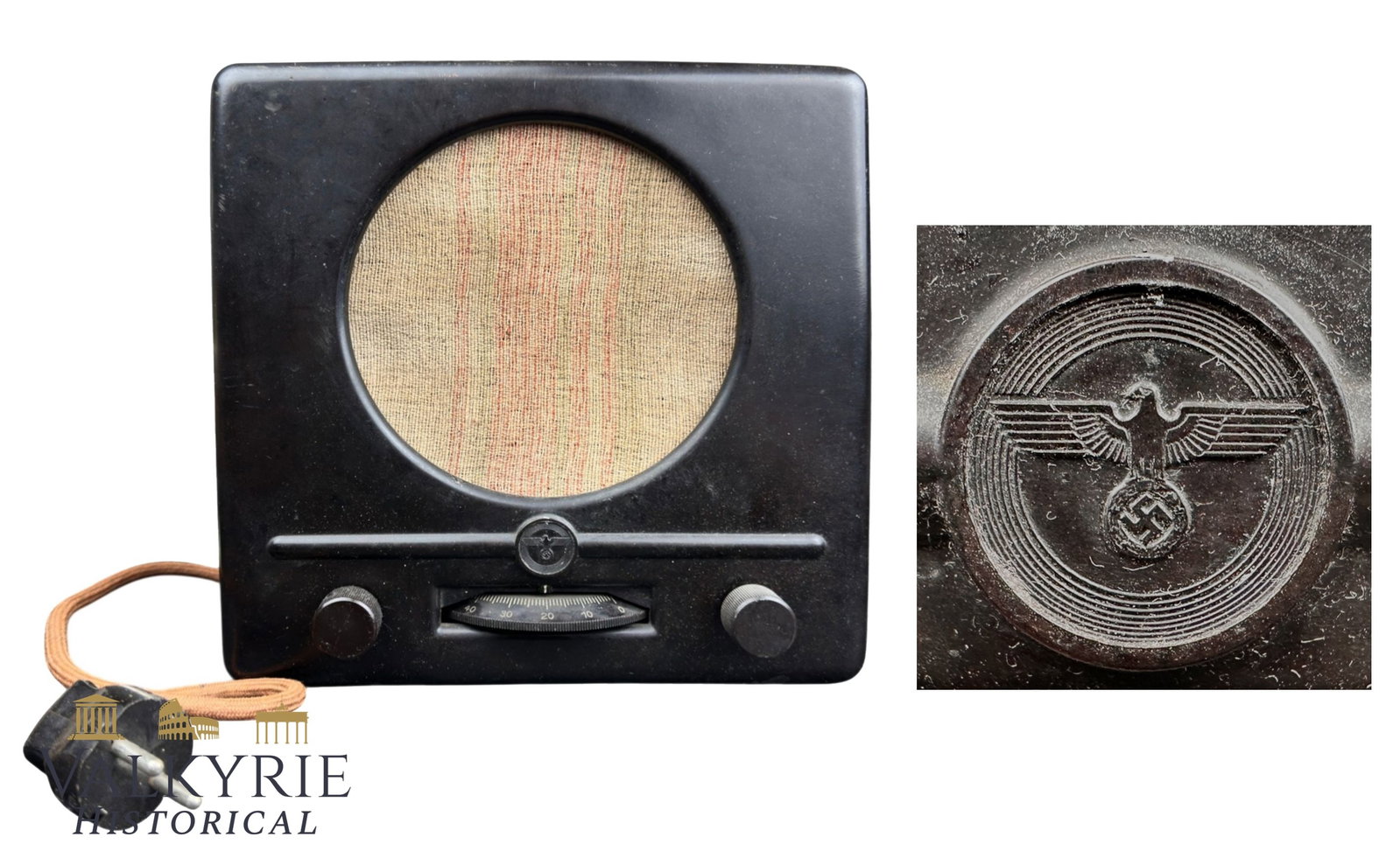People's Small Receiver or DKE 38 Manufactured by MORA German Company: People's Small Receiver or DKE 38 Manufactured by MORA German Company. These radio receivers were a range of low-cost vacuum tube radio receivers produced in the Nazi Germany during the 1930s. Designe