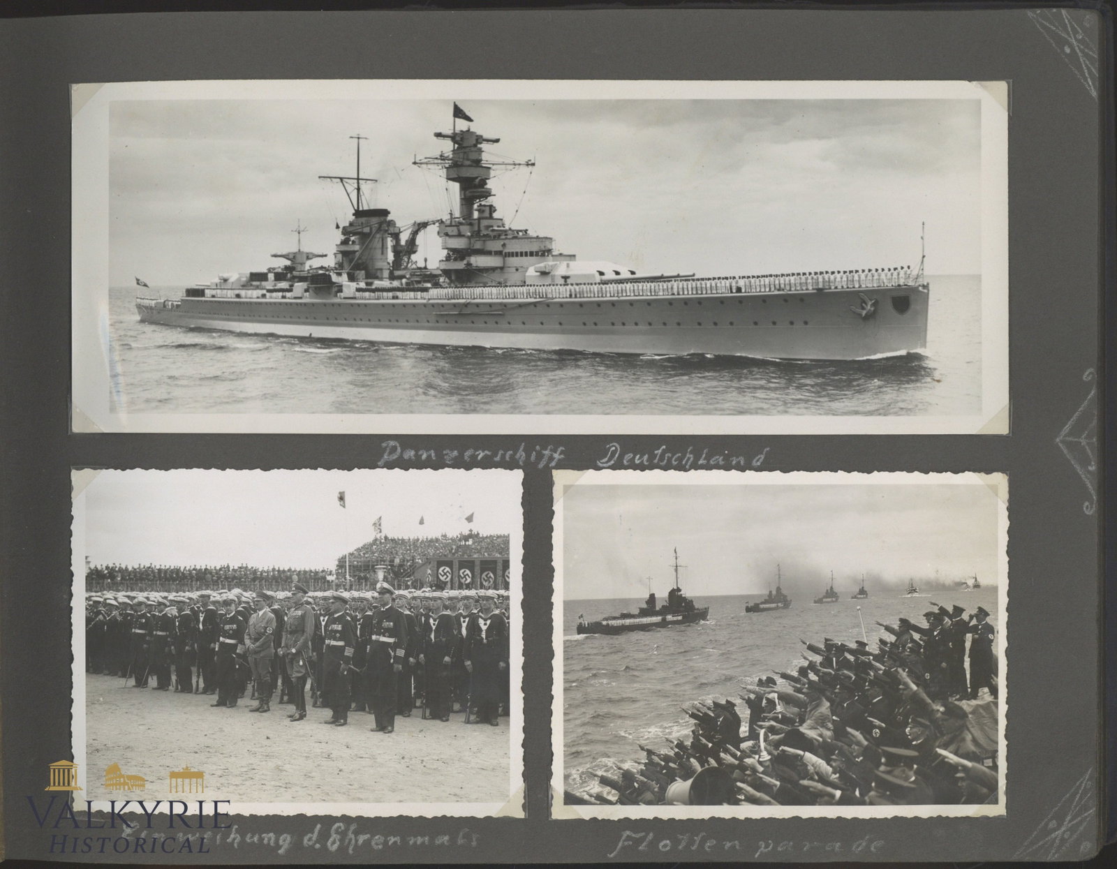 Excellent Private Photo Album of a German Kriegsmarine Member With Many Famous Ships (1 of 20)