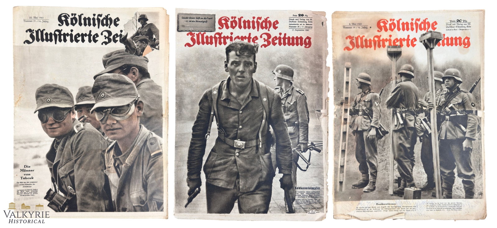 3 Numbers of the German Magazine "Kolnische Illustrierte Zeitung" - 1941 and 1942 (1 of 20)