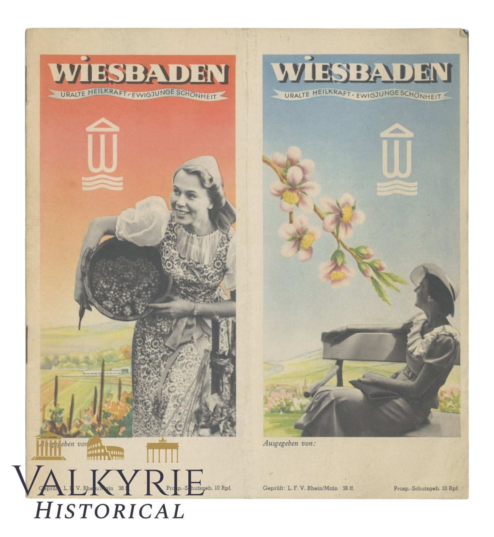 German Booklet With Tourist Information About Wiesbaden: German Booklet With Tourist Information About Wiesbaden. Illustrated. Shipping flat cost $25 it doesn't matter how many items you win. you pay just $25 for shipping.