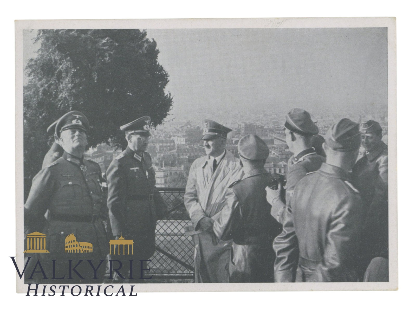 German Postcard With Photo of Hitler in Montmartre in Paris in 1940: German Postcard With Photo of Hitler in Montmartre in Paris in 1940. Non-circulated. Shipping flat cost $25 it doesn't matter how many items you win. you pay just $25 for shipping.