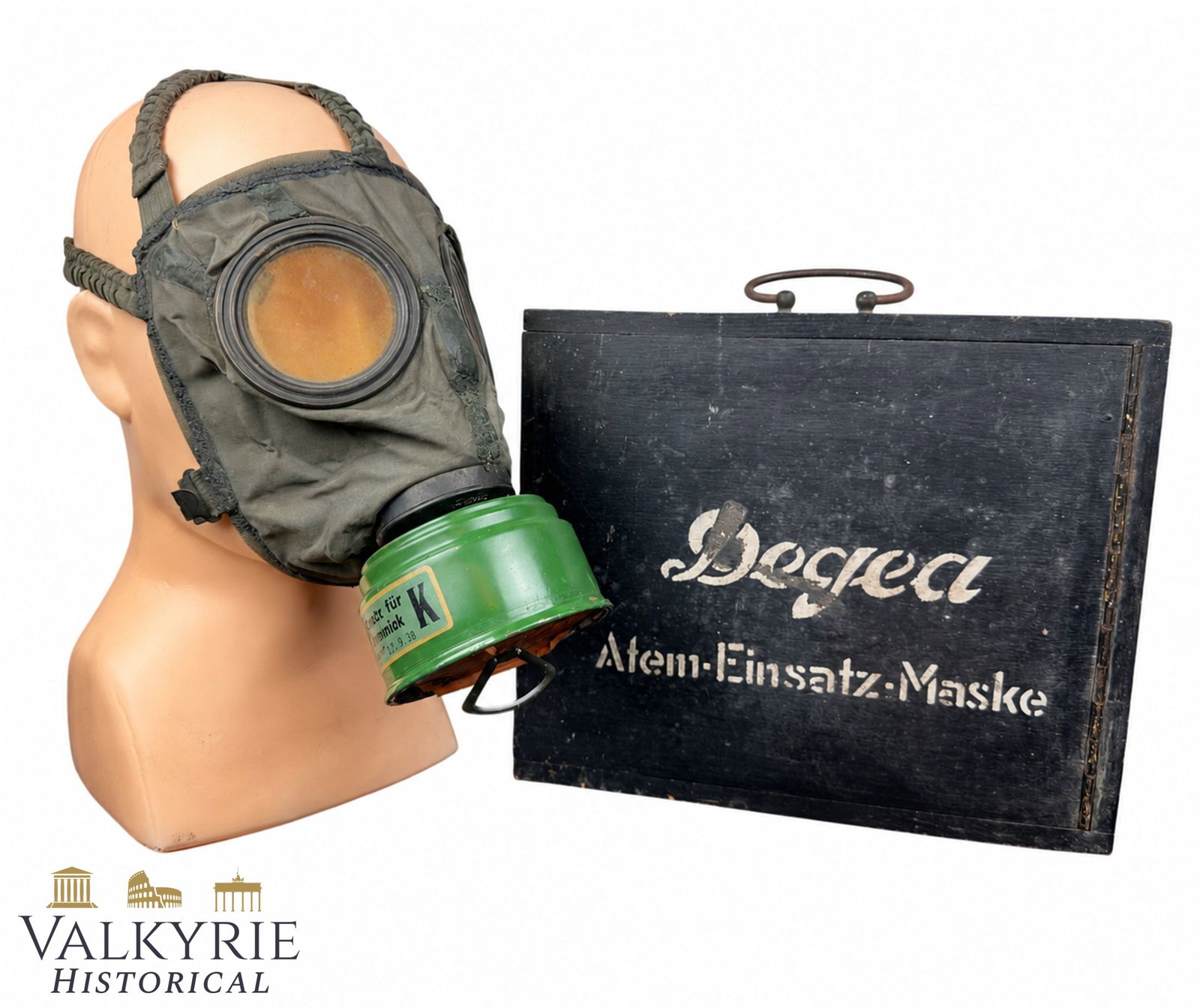 Industrial Gas Mask Set Degea / Auergesellschaft SS (1 of 19)