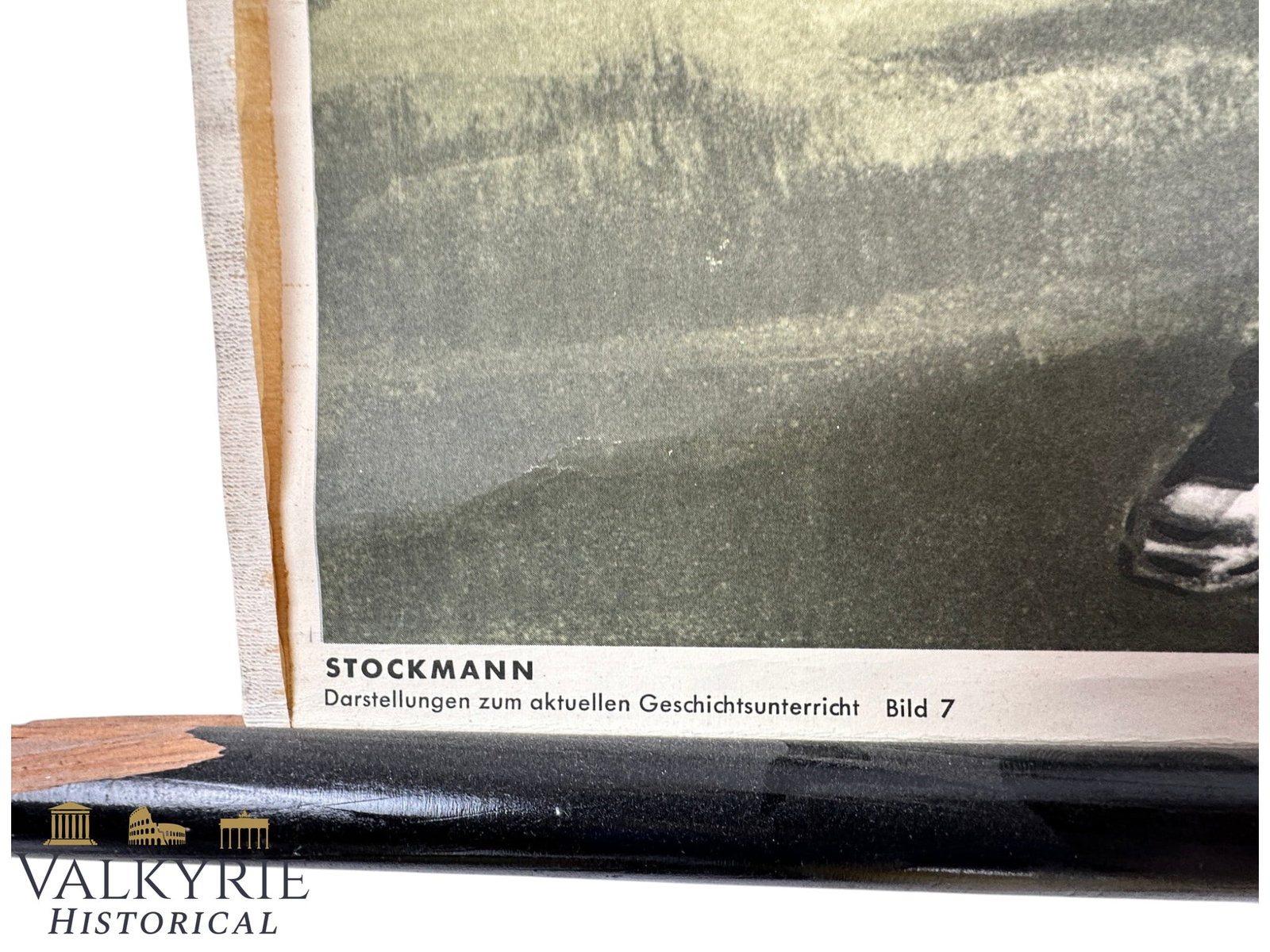 Post-WWII German Educational Wall Chart (Schulwandbild) – Nazi Concentration Camps - 2