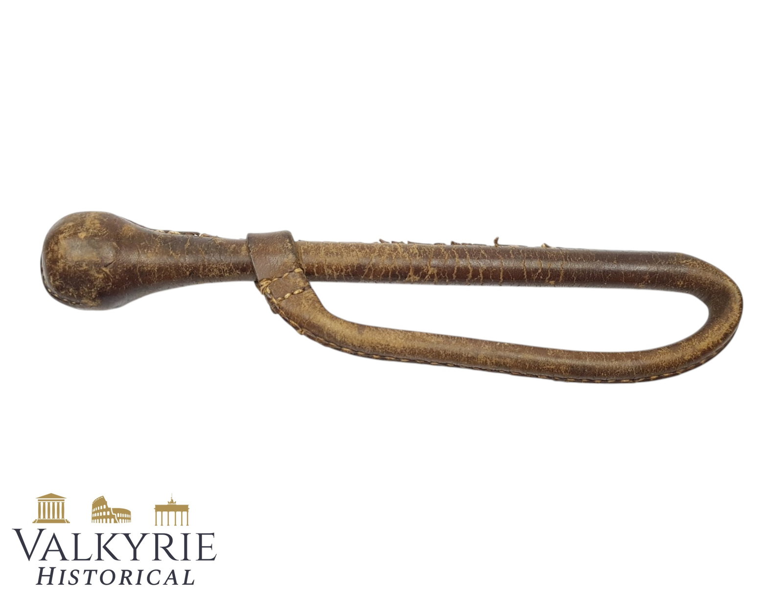 WWII Era Flexible Leather-Wrapped Spring Cosh / Truncheon ("Totschlaeger") – SS & Gestapo (1 of 7)