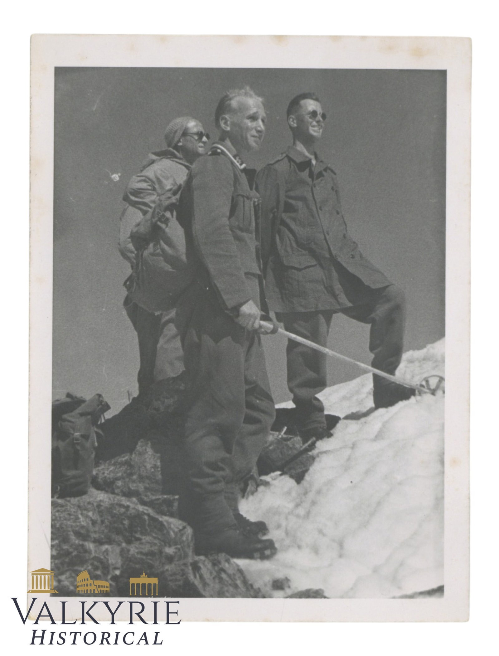 German Photo of Some Members of the Waffen SS Mountain Troops