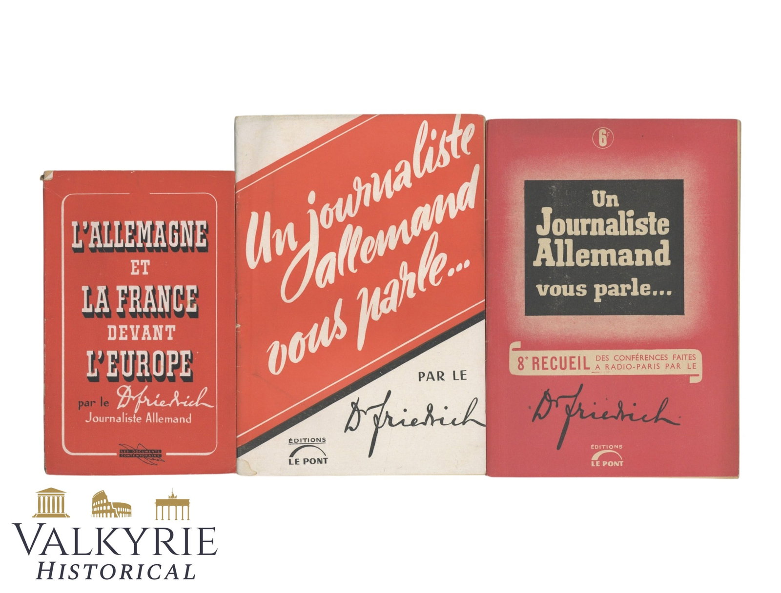3 French Propaganda Books To Promote the German-French Intellectual Collaboration in Europe (1 of 20)